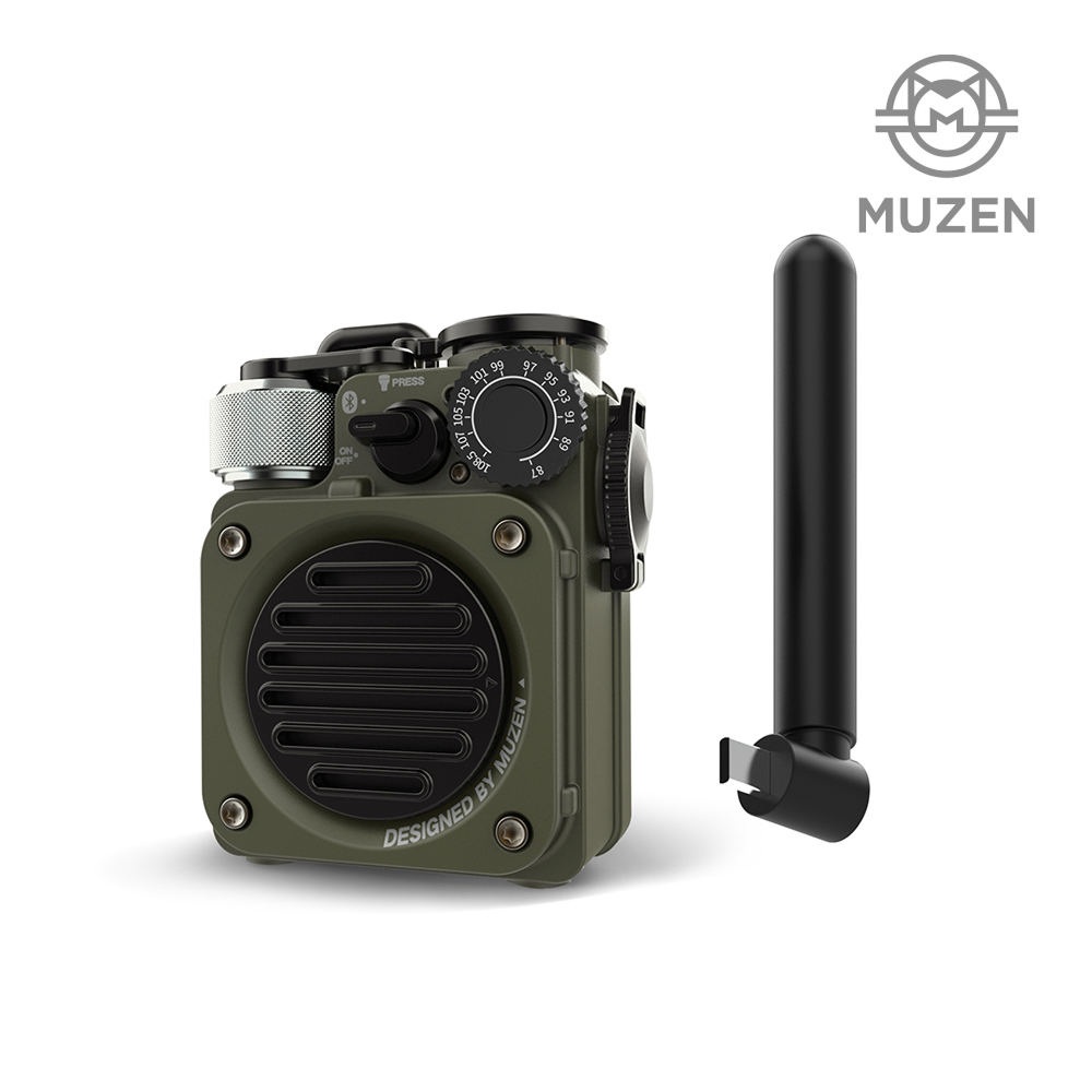 뮤젠 와일드 미니 3.0 아웃도어 블루투스 스피커 FM라디오 휴대용 무선 캠핑 스피커