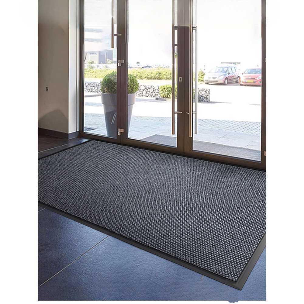 업소용 현관 매트 대형 미끄럼 방지 출입구 바닥재 그레이 60x120cm - 상품 이미지