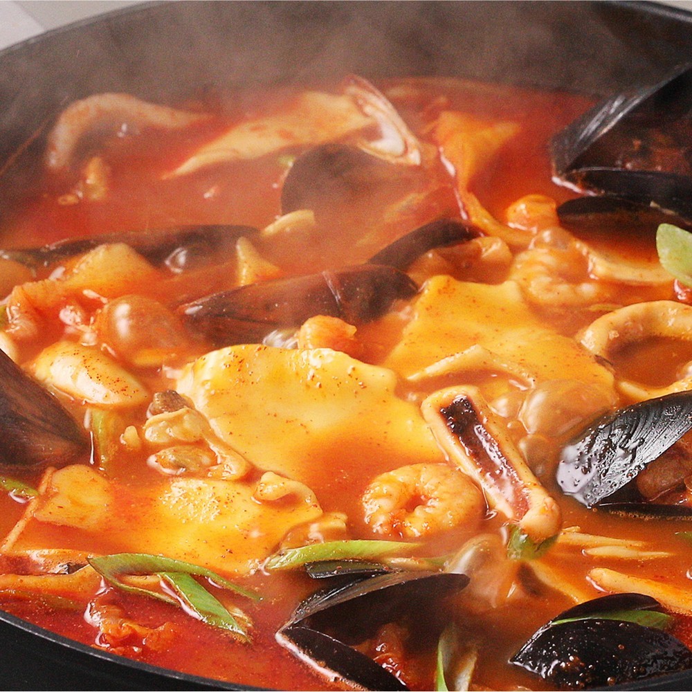 [푸딩팩토리] 푸딩프렙 수제비 짬뽕탕 460g 수제비 해물 스프까지 포함된 원팩 솔루션 - 상세 이미지 3