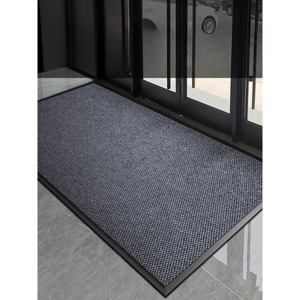 대형 업소용 현관 매트 출입구 바닥 먼지 흡착용 60x150cm 그레이 - 상품 이미지