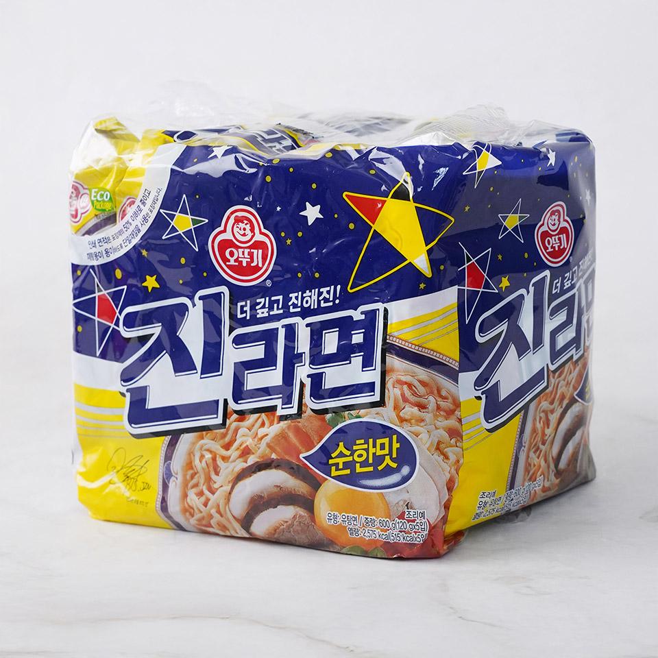 메가마트 오뚜기 진라면 순한맛 120gx5개 - 상세 이미지 2