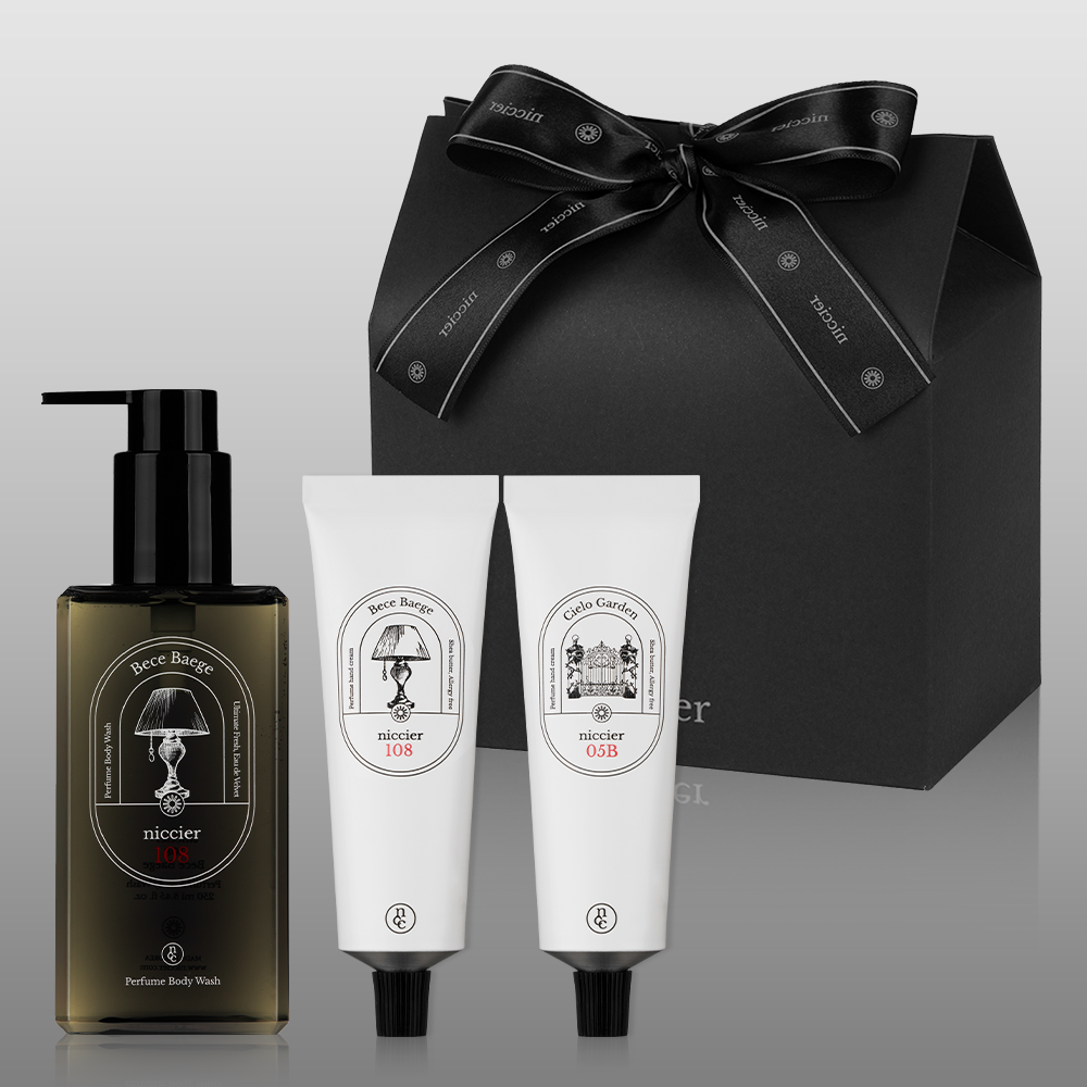 [니치어] 오 드 벨벳 퍼퓸 바디워시 250 mL + 핸드크림 50 mL 2종 SET 명품 선물 남성 여성 공용 백화점 샤워젤 바디클렌져 - 상세 이미지 2