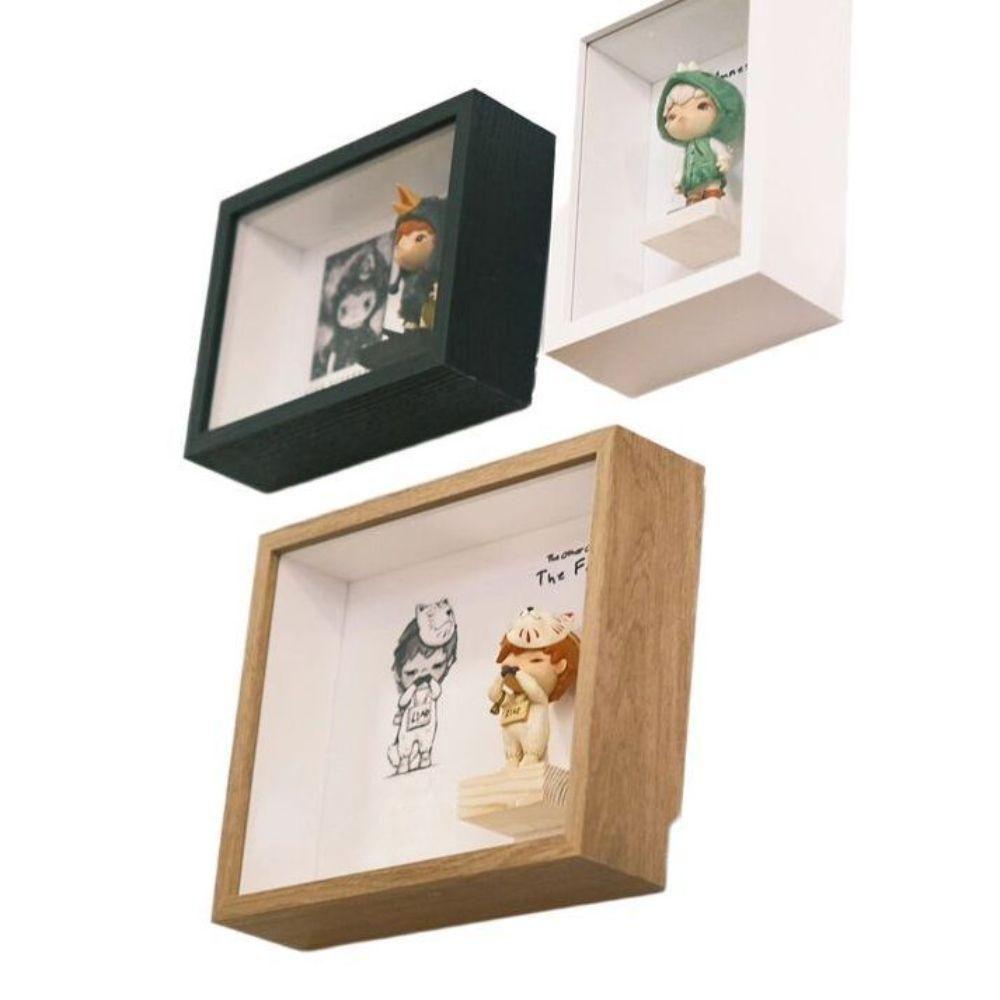 액자 프레임 우드 표본 액자틀 로그 칼라(5cm) 7인치(12.7x17.8cm) - 상품 이미지