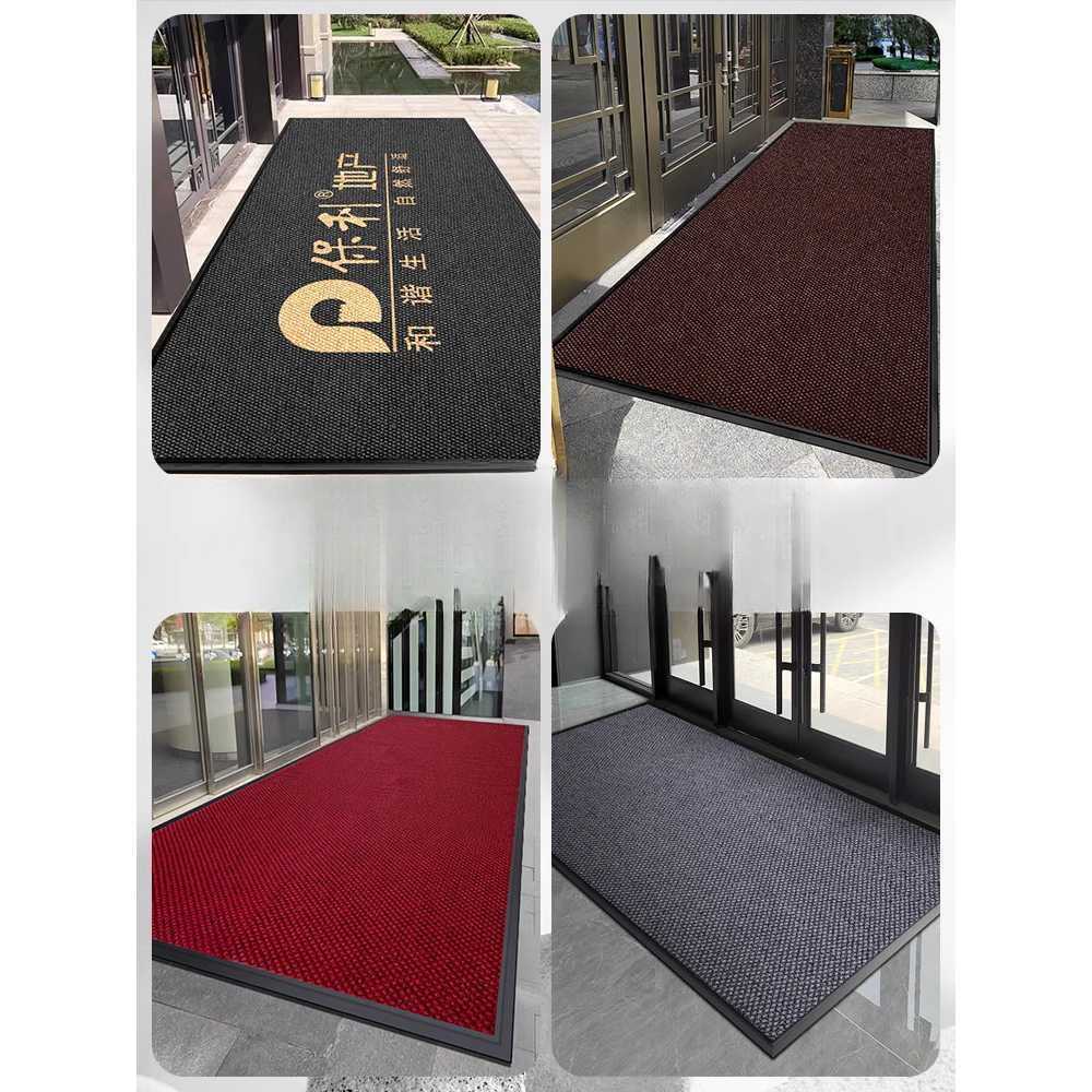 대형 업소용 현관 매트 출입구 바닥 먼지 흡착용 60x150cm 그레이 - 상세 이미지 4