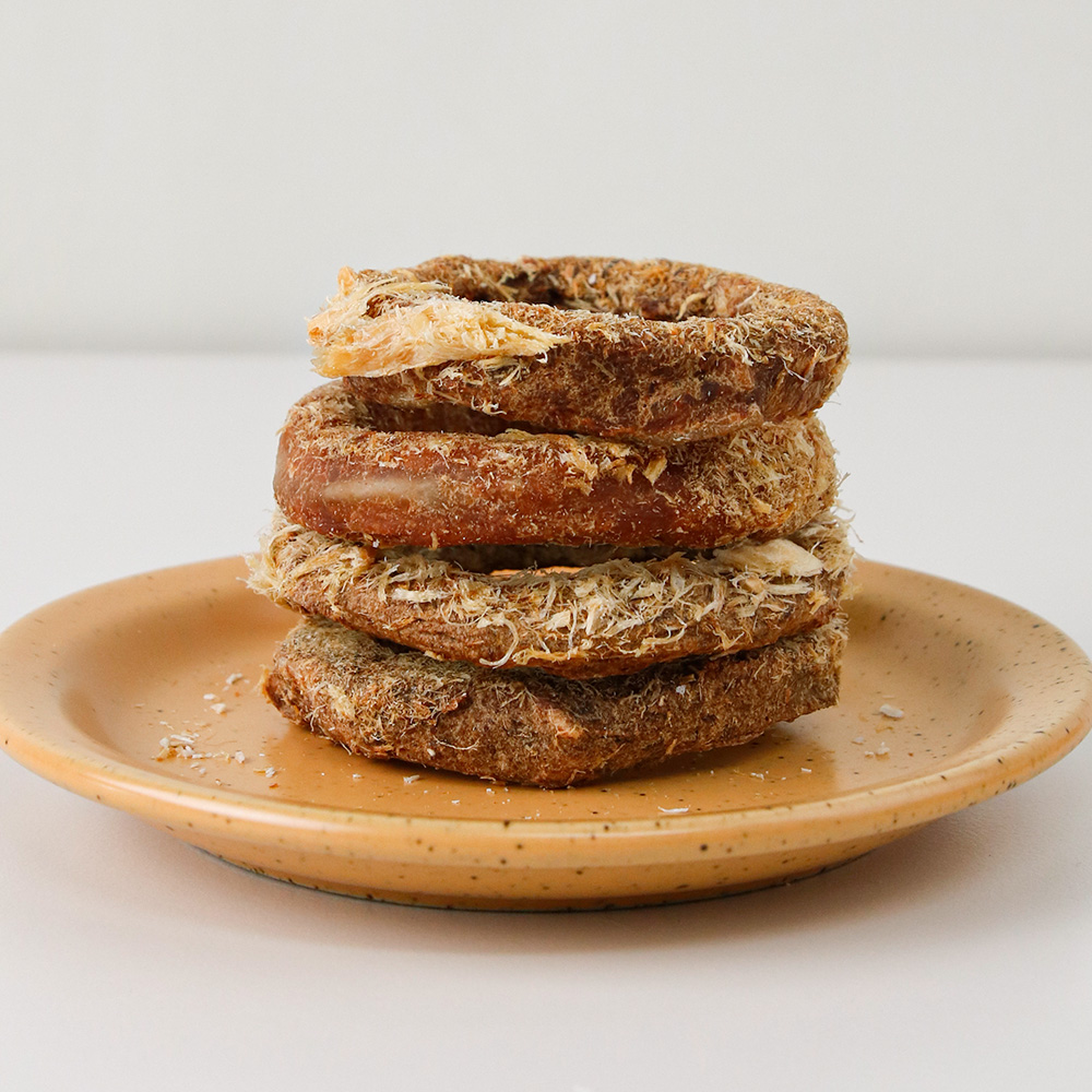 주베베 오래먹는 개껌 강아지껌 애견간식 강아지치석제거 도나쓰 (S) 고기도나쓰 닭 황태, 15g, 1개 이미지 2