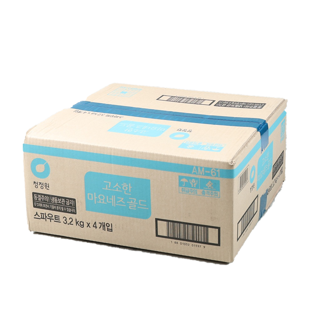 청정원 마요네즈 업소용 고소한 마요네스 골드 스파우트팩 3.2kg, 4개 - 상세 이미지 4