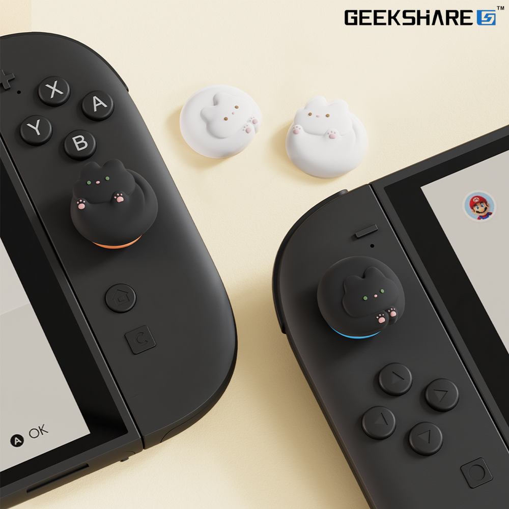닌텐도 스위치2 스틱커버 긱쉐어 모찌래빗 조이콘2 프로콘2 호환 제품 이미지