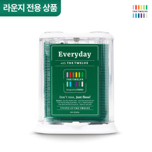 [라운지전용] 더트웰브 성인 치실 디스펜서형 100P 일회용 y형 케이스 실사용 후기 | 효과 있을까? - 상품 이미지 1
