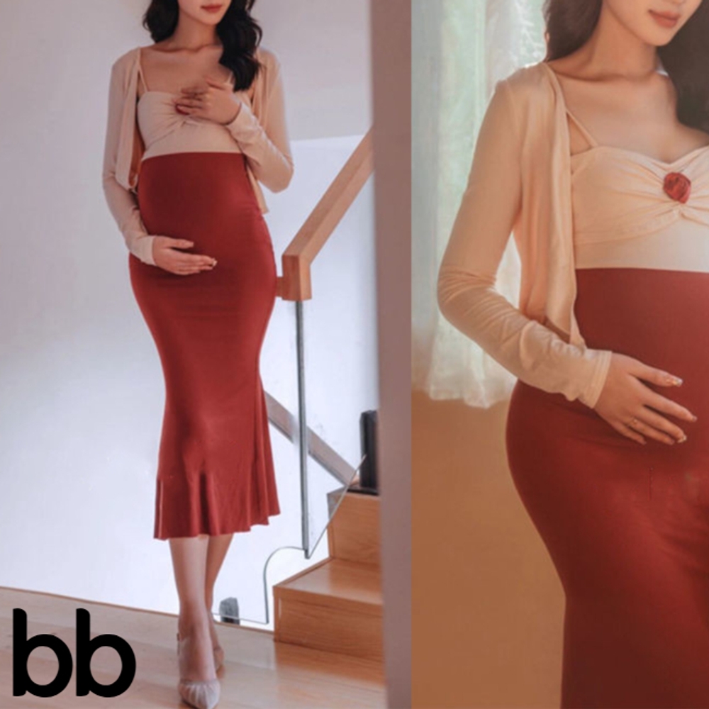 2부 드레스 추천 임산부 임부복 돌잔치 셀프 스몰웨딩 피로연 결혼식 2부드레스 스냅 촬영 A - 상세 이미지 4