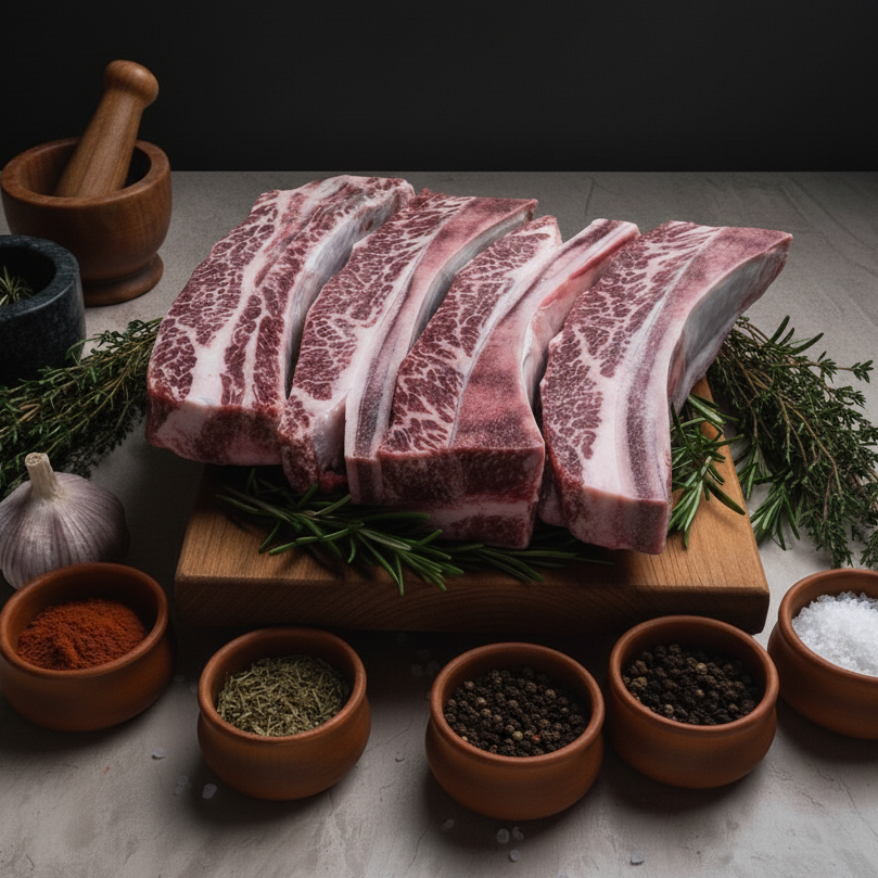 블랙앵거스 우대갈비 비프립 꽃갈비 미국산 소고기 프라임 600~700g