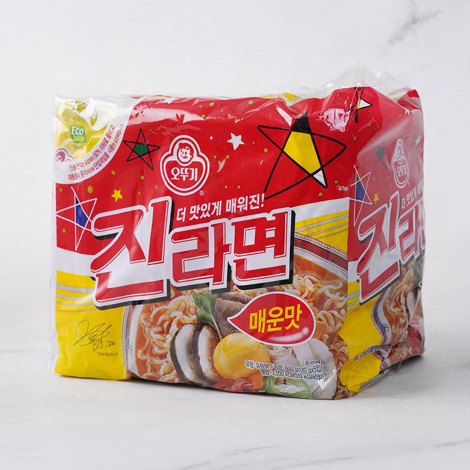 메가마트 오뚜기 진라면 매운맛 120gx5개 - 상세 이미지 2