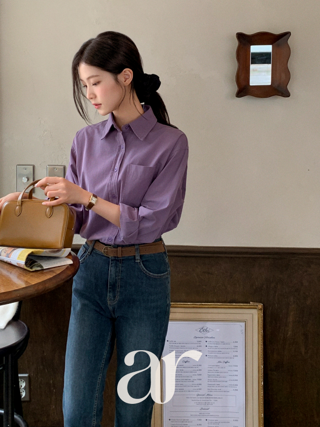 하이웨스트 히든밴딩 일자 데님 팬츠 ps5432 이미지 7