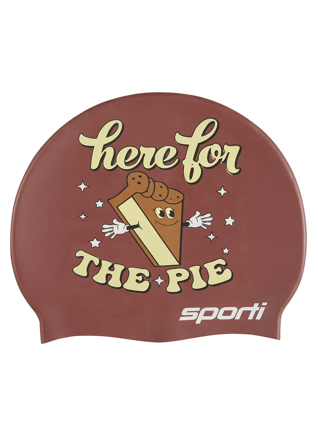 스포티 Here For the Pie Silicone Swim Cap - 상세 이미지 2