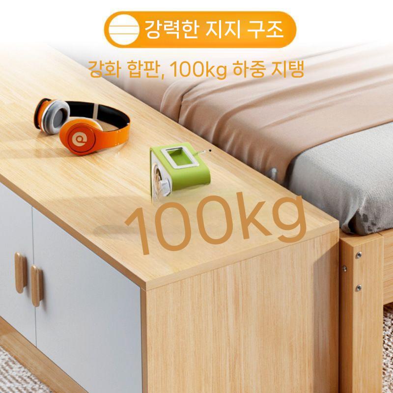침대옆 바닥 틈새장 수납장 다용도 긴 틈새수납장 보관 - 상세 이미지 3