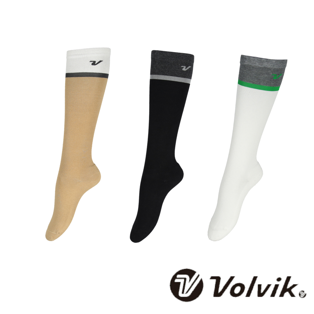 볼빅 어패럴 볼빅골프웨어 여성 골프 양말 운동 언발란스 배색 니삭스 P812 - 상품 이미지