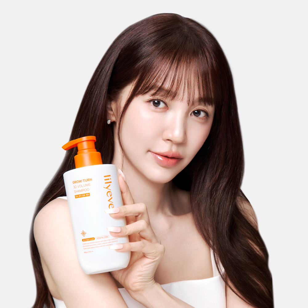 릴리이브 그로우턴 3D 볼륨 샴푸 500g 1개 대용량 남자 여자 두피 탈모완화 허브향