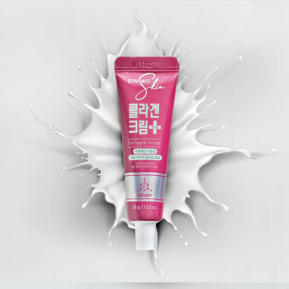 다이나믹스킨 콜라겐 크림 플러스 주름개선 피부탄력 고보습 약국화장품 35ml, 10개 이미지 7