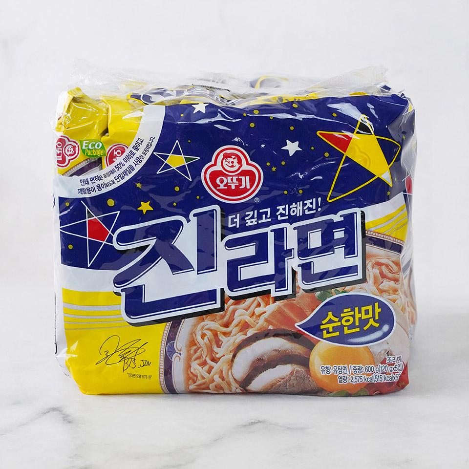 메가마트 오뚜기 진라면 순한맛 120gx5개