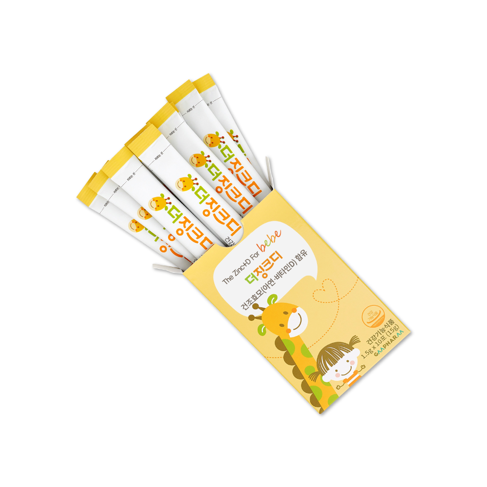 지엠팜 더징크디 아기 어린이 아연 비타민D 유아 키즈 면역력 영양제 30포, 1개 - 상세 이미지 3