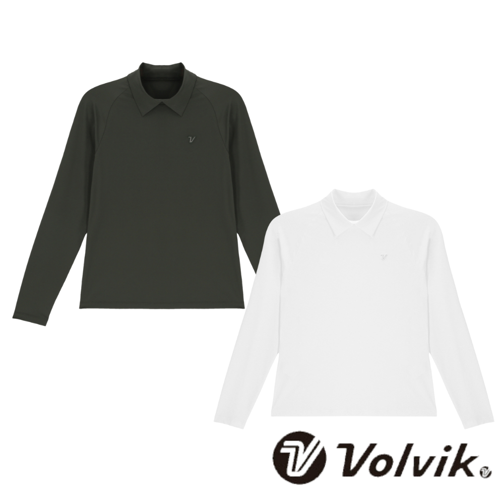 볼빅 골프웨어 여성골프웨어 골프이너웨어 여성 골프 이너 티셔츠 카라 긴팔티 간절기 상의 P801 - 상품 이미지