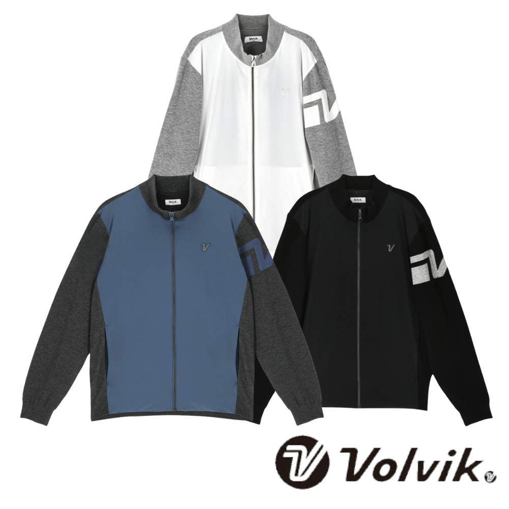 볼빅 골프웨어 남성골프웨어 남성 골프 니트 가디건 우븐 방풍 긴팔 간절기 P991 - 상품 이미지