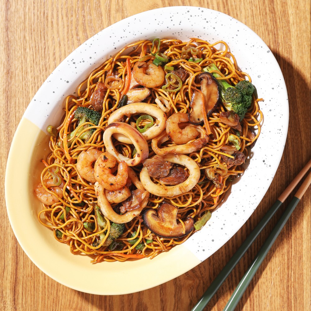 [푸딩팩토리] 푸딩프렙 홍콩식 에그누들 볶음면 (차우면) 180g 차오멘 차우멘 밀키트 - 상세 이미지 5
