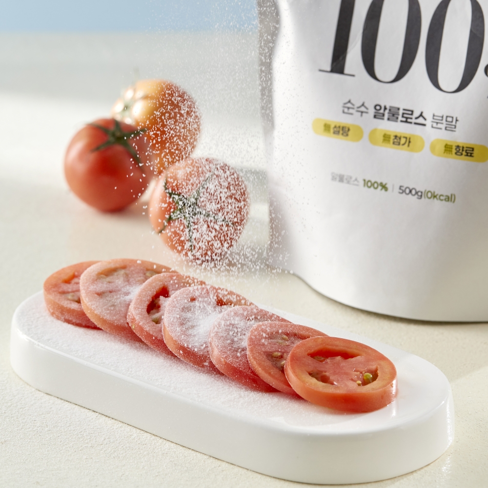 잼민트랩 알룰로스 가루 분말 대체당 설탕대체 저당 저칼로리 500g, 1개 - 상세 이미지 3