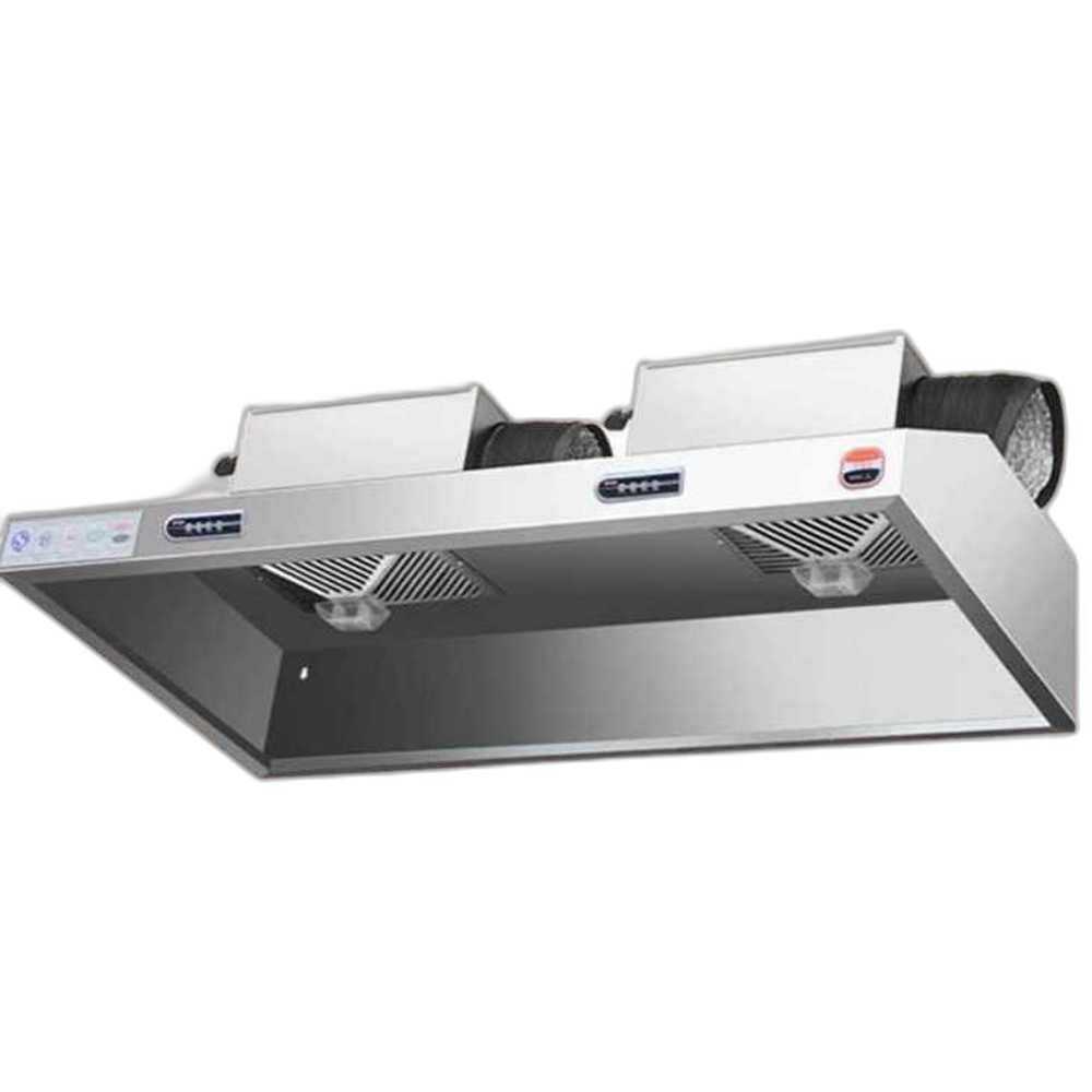 주방 후드 업소용 스텐 대형 환기 배기 설비 장치 80x60x45 싱글 팬 680W - 상세 이미지 3