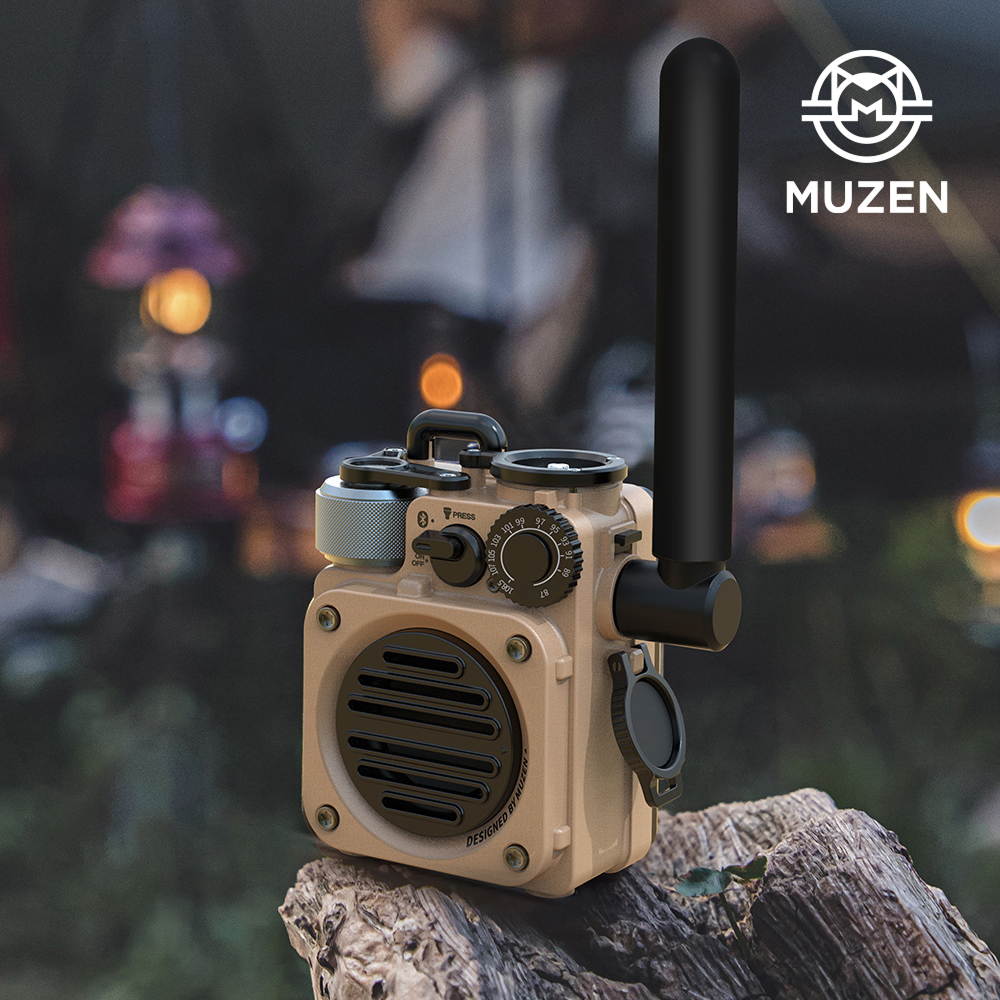 뮤젠 와일드 미니 3.0 아웃도어 블루투스 스피커 FM라디오 휴대용 무선 캠핑 스피커