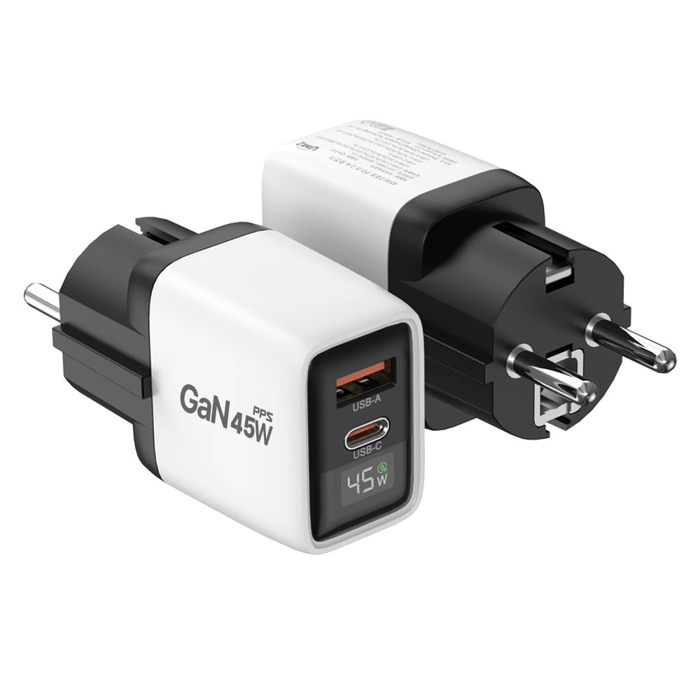 C타입 PD USB 45W LED 디스플레이 PPS 접지 초고속 멀티 충전기+C타입케이블 - 상세 이미지 2
