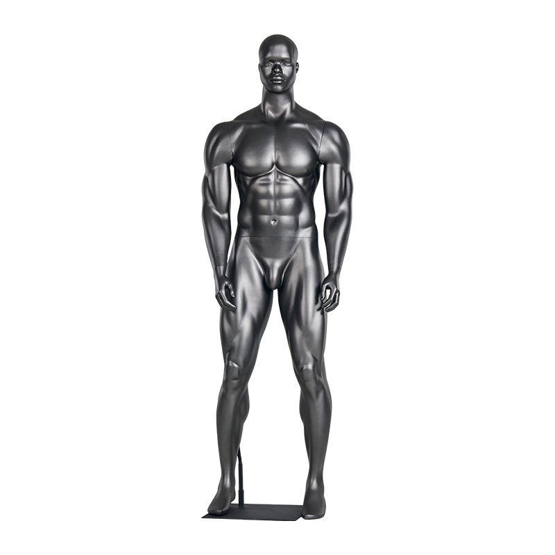 근육질 의류 마네킹 옷가게 디자인 매장 머슬핏 모델 여성 배드민턴 라켓 - 상세 이미지 4