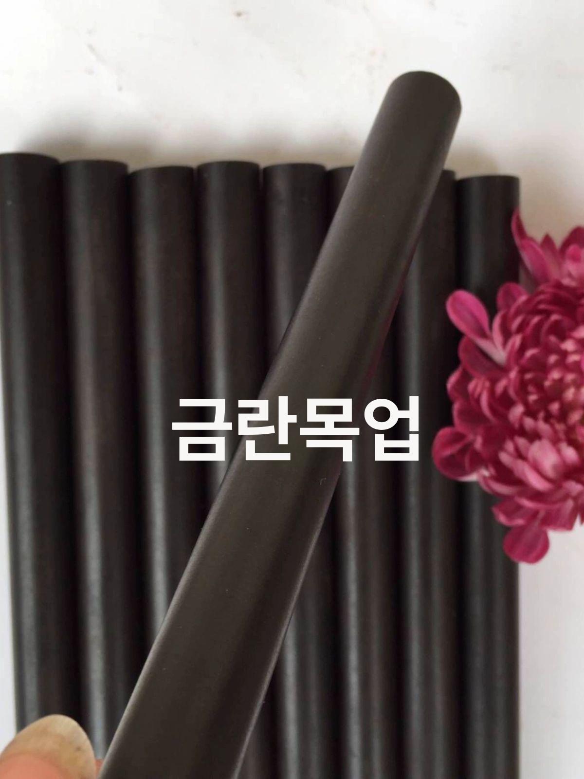 흑단 원형 막대 손잡이 30cm 길이 직경 0.6cm 나무봉 길이 30 직경 1cm - 상세 이미지 5