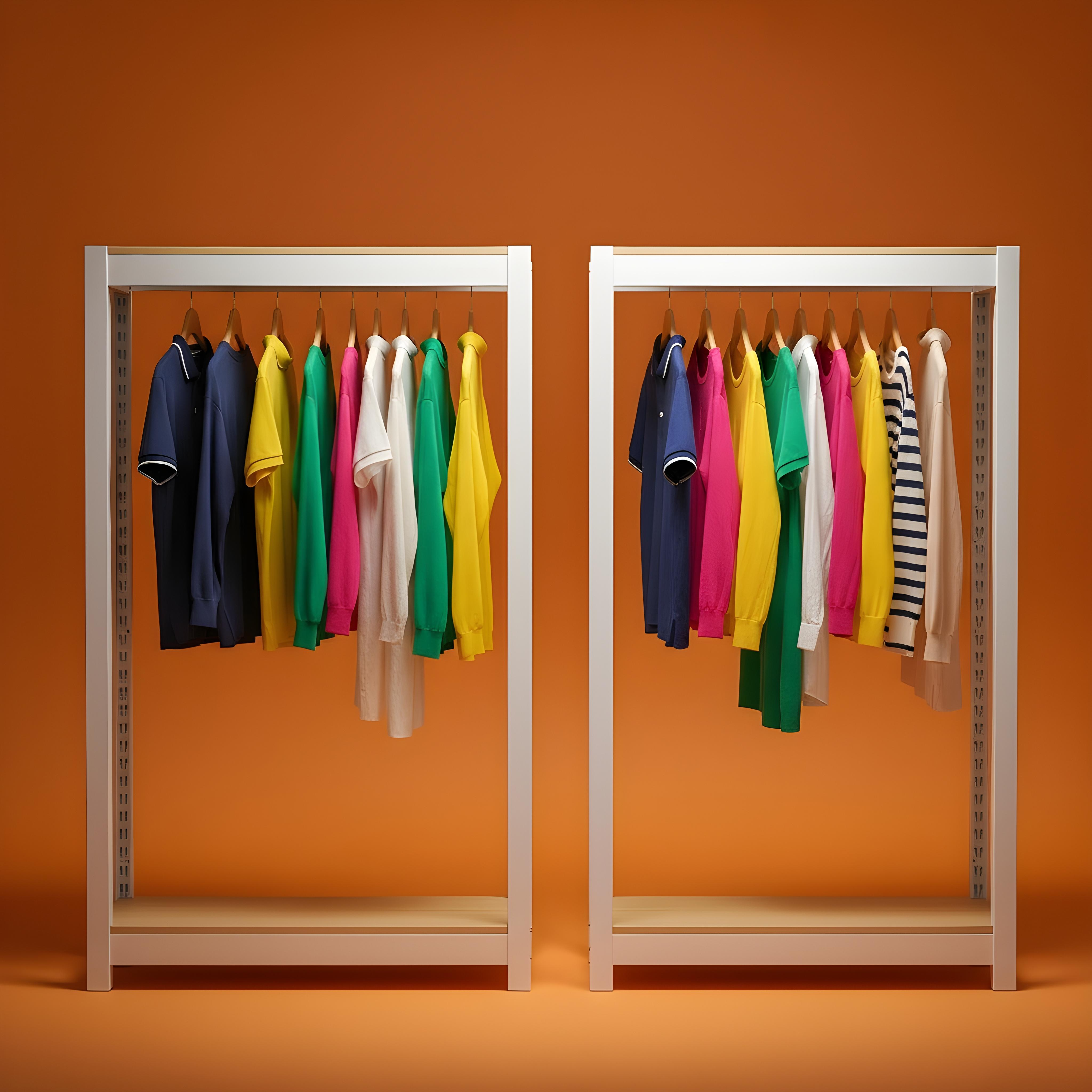 홈던트 V2 철제선반 조립식 앵글 무볼트 렉 행거 2단(행거봉1개) 400400900