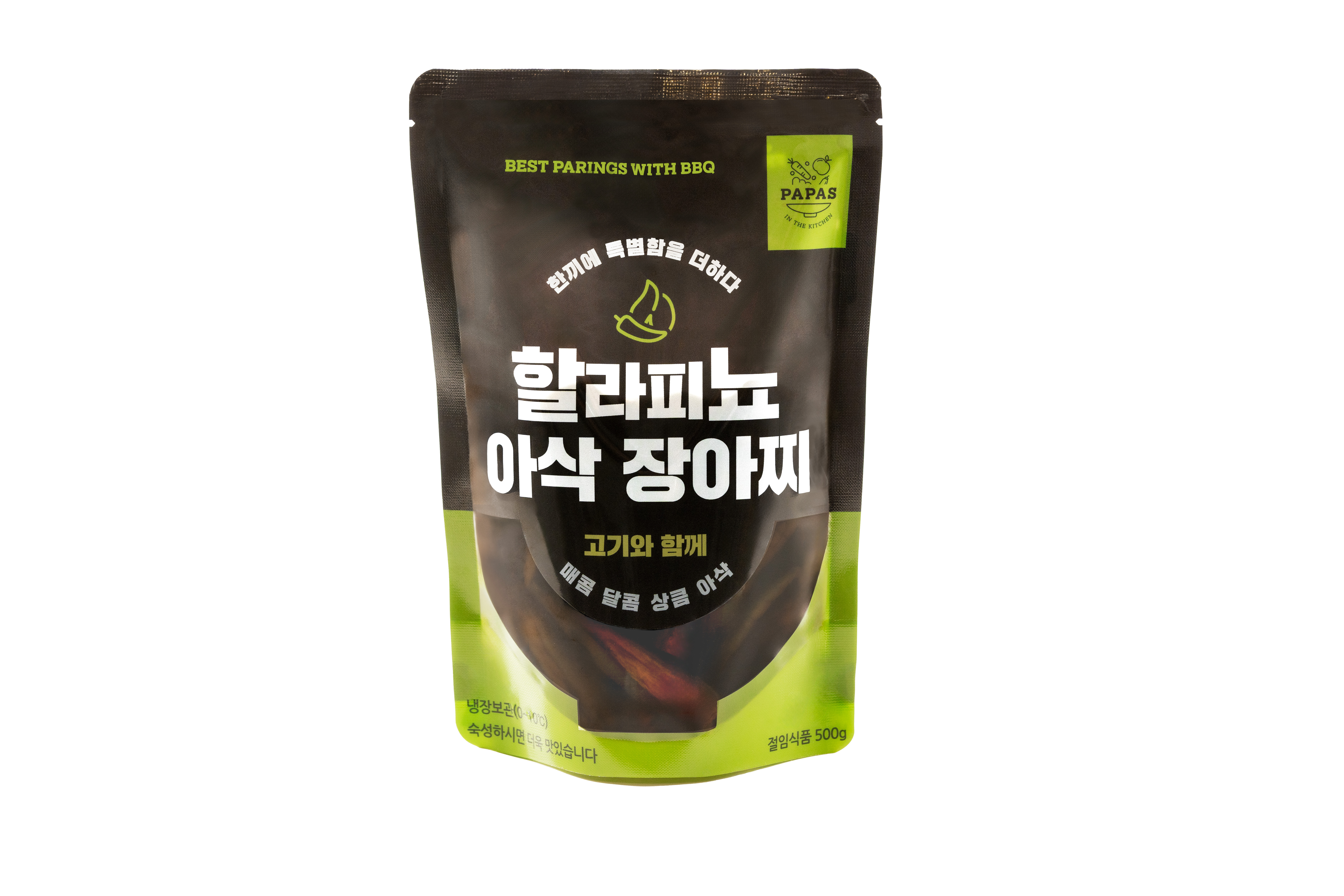 [국내산] 할라피뇨 고추 피클 아삭 장아찌 500g, 1개 - 상세 이미지 2