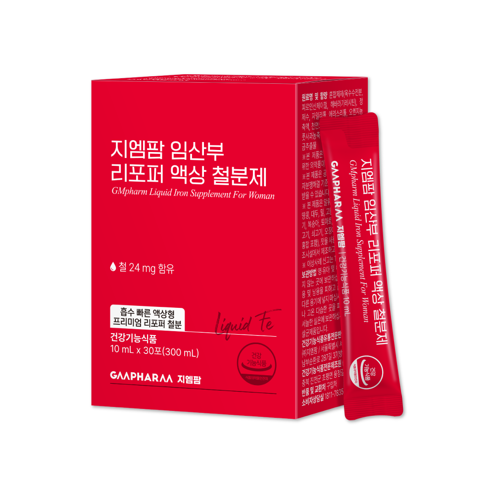 지엠팜 임산부 리포퍼 액상 철분제 30포, 1개 이미지 2