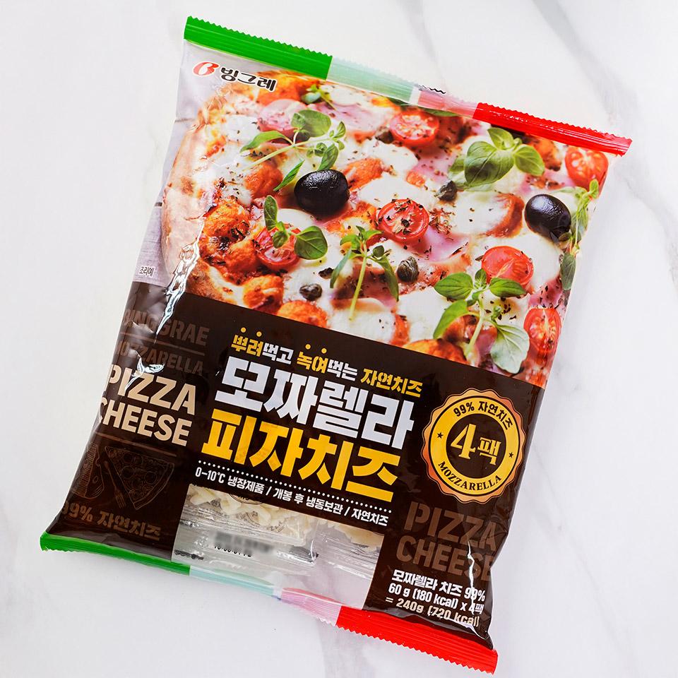 메가마트 빙그레 모짜렐라 피자치즈 240g(60gx4) - 상세 이미지 2