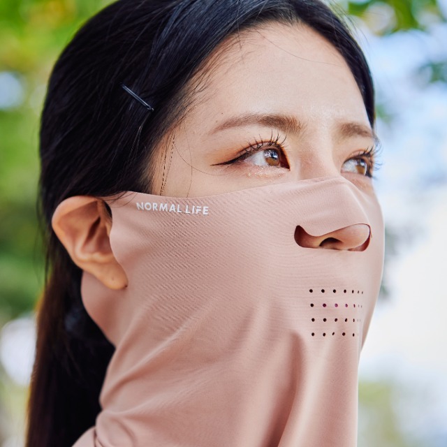 노멀라이프 자외선차단 스포츠 러닝 골프 마스크 UV 쿨링 햇빛가리개 베이직 스킨 귀걸이형 S/M