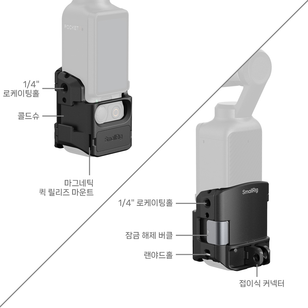 스몰리그 5072 DJI 오즈모 포켓3 케이지 - 상세 이미지 4