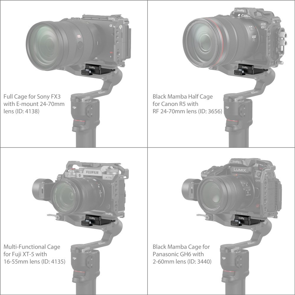스몰리그 4195 DJI RS 3 알카스위스 마운트 플레이트 이미지 6