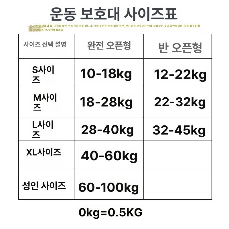 인라인보호대 팔꿈치 무릎 성인용 인라인 반개방형 보호대세트 소프트보호대 슬리브 피겨 장비 완전 개방형 S - 상세 이미지 5