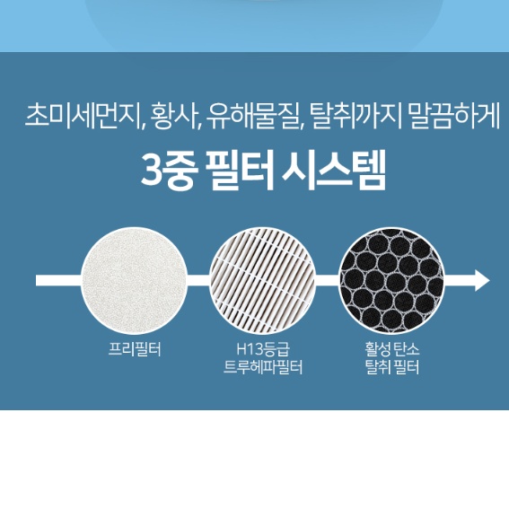 IA-i9A전용 헤파필터 공기청정기 리필용 헤파필터 - 상세 이미지 5