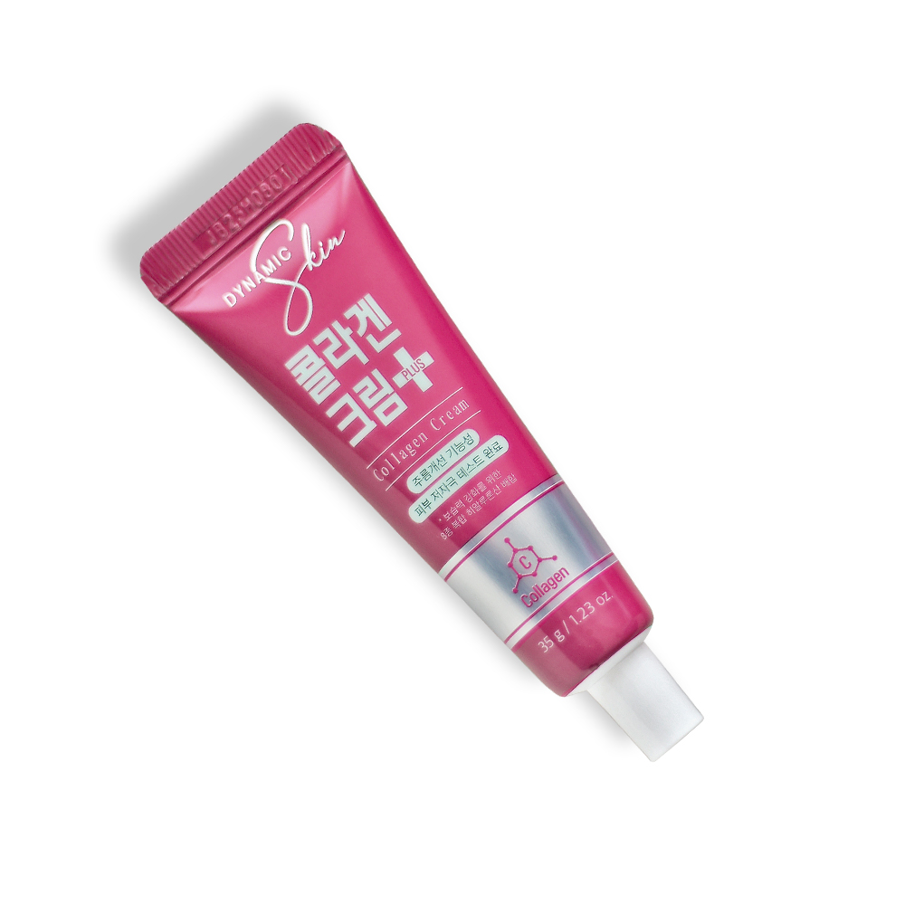 다이나믹스킨 콜라겐 크림 플러스 주름개선 피부탄력 고보습 약국화장품 35ml, 10개 - 상세 이미지 4