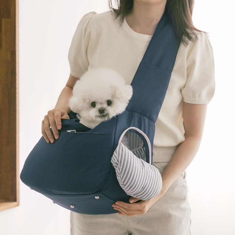 강아지슬링백 이동가방 포대기 뉴스너그 가방단품M