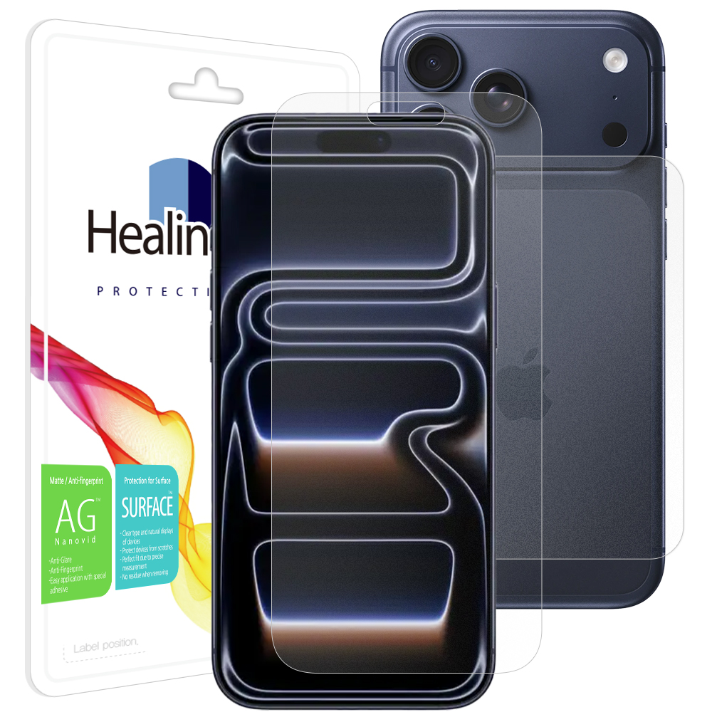 아이폰17 프로맥스 저반사 지문방지 액정보호필름 1매 후면1매