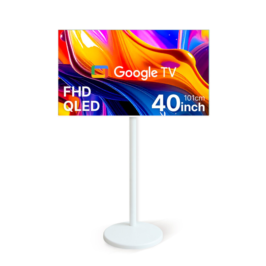 무빙큐빅스 삼탠바이미 화이트에디션 101cm(40인치) FHD QLED 스마트티비 X2 셋트 이동식 TV 삼텐 중소바이미