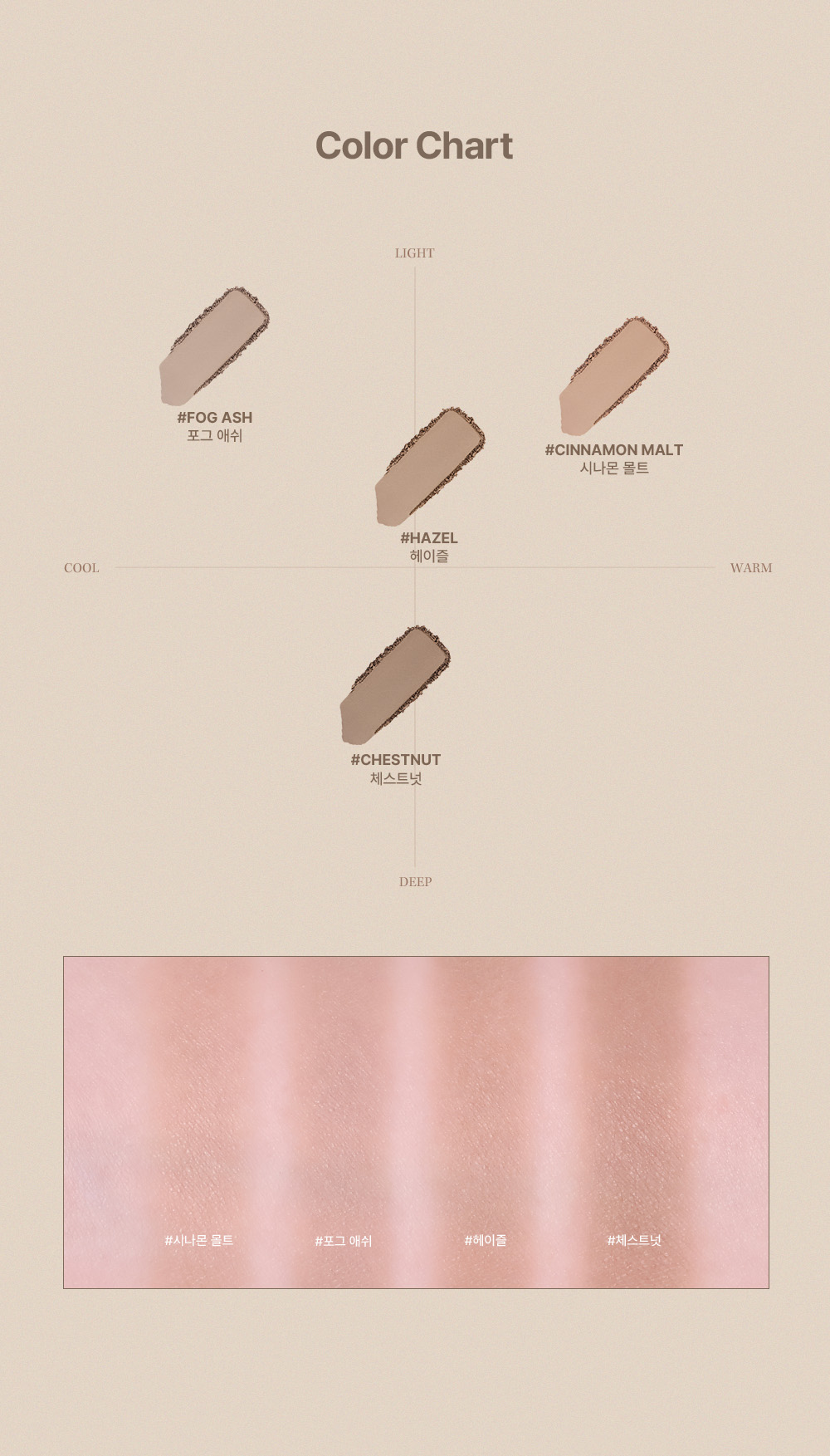 palette contouring too cool for school coréen k-beauty