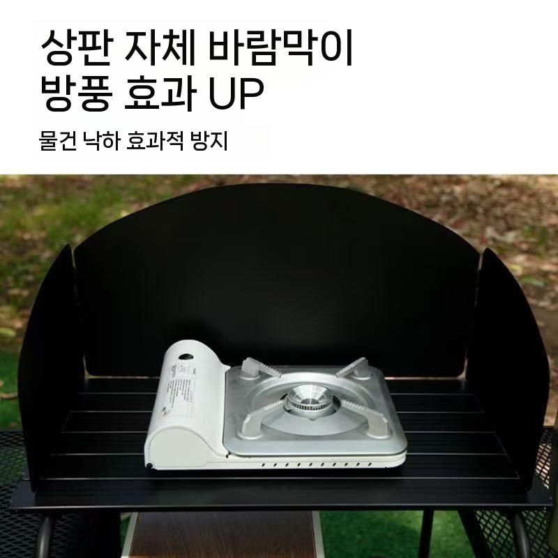 알루미늄 접이식 캠핑 키친테이블 이동식 테이블 주방 식탁 - 상세 이미지 5