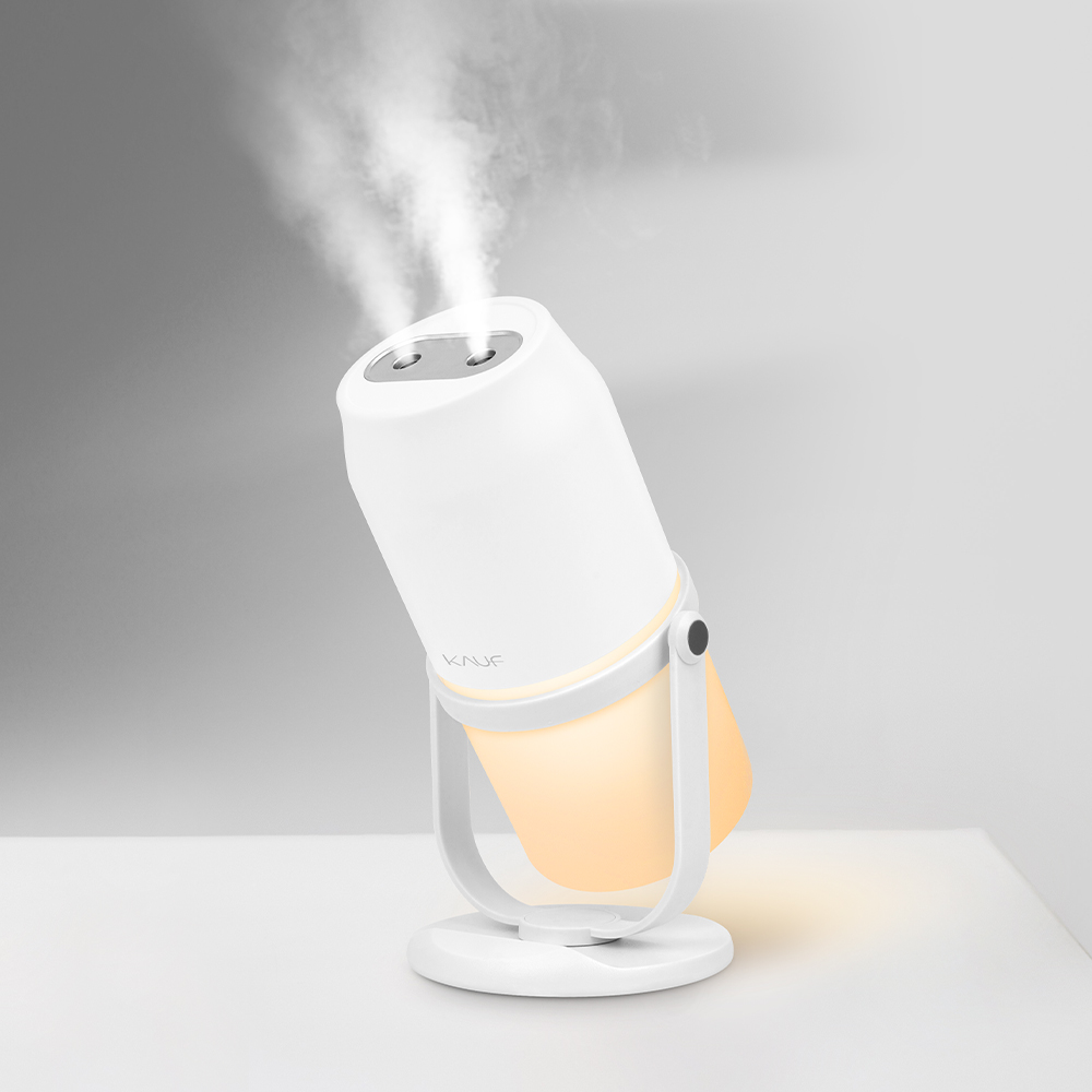 카프 미니 휴대용 무선 가습기 탁상용 차량용 듀얼 미스트 원통 각도조절 KF-HM401