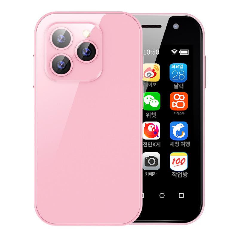 월드프로 XS14 Pro 미니 스마트폰 듀얼 SIM 안드로이드 2G+16G 블랙