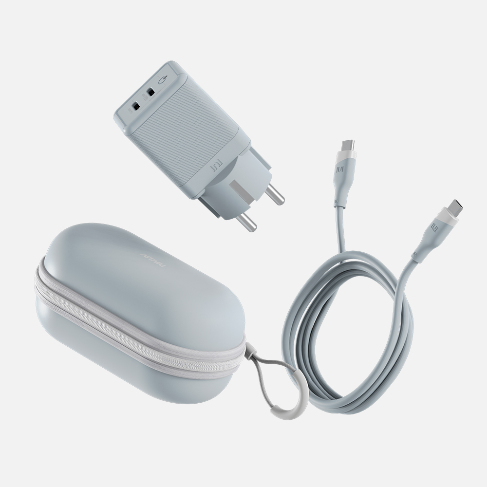 USB PD 45W 초고속 충전기 C타입 케이블 세트 스타터팩